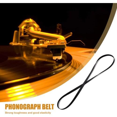 Practical Record Player Drive Belts Replacement Rubber Turntable Vinyl Record Tape CD Drive Straps for Phonograph
