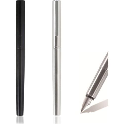 Jinhao 35 Series Fountain Pen Steel Barrel Airplane Extra Fine Tip Ink Pens Office Business School Writing Calligraphy Supplies