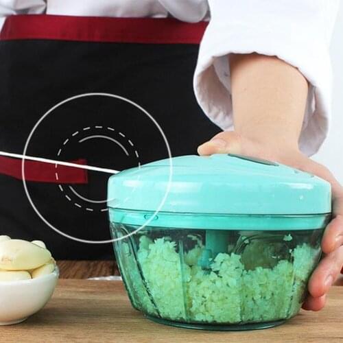 Manual Food Chopper Processor Vegetable Fruits Meat Cutter Shredder Garlic Onion Chopper Gadgets Kitchen Gadgets