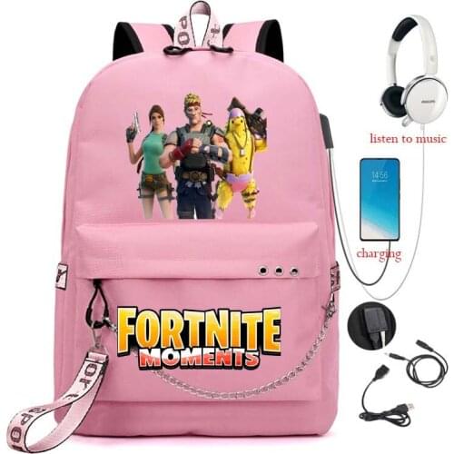 FORTNITE Mens Backpack Unisex Travel pack bag Daily Outdoor Casual backpack for male Capacity Teenagers School Bags