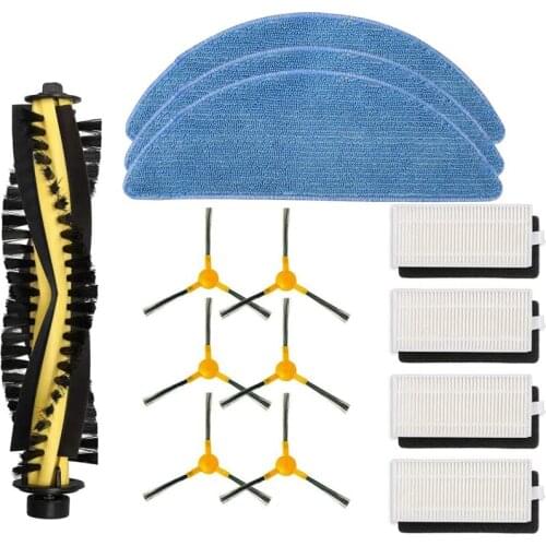 Replacement Roller Brush Filter Side Lateral Brush for Tesvor M1 X500 Robotic Replacement Parts for Neatsvor X500