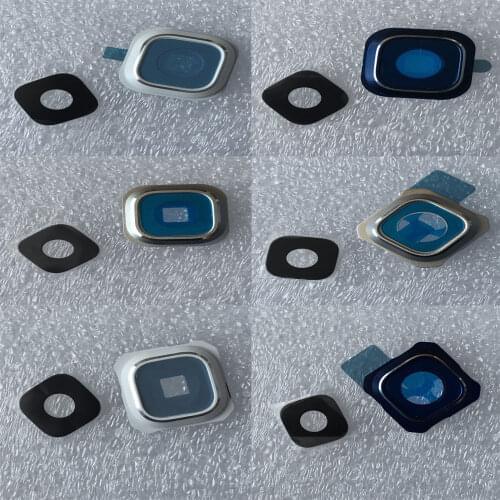 2PCS/Lot Black Gold White Camera Glass Lens Ring Cover Replacement Part For Samsung Galaxy S6 Edge Plus SM-G928