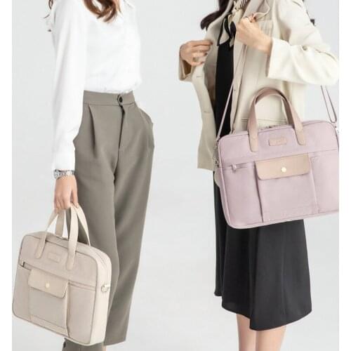 Laptop Bag 13 14 15 Inch Waterproof Notebook Bag Macbook Case Women Shoulder Handbag Men Briefcase Business Pouch Accessories