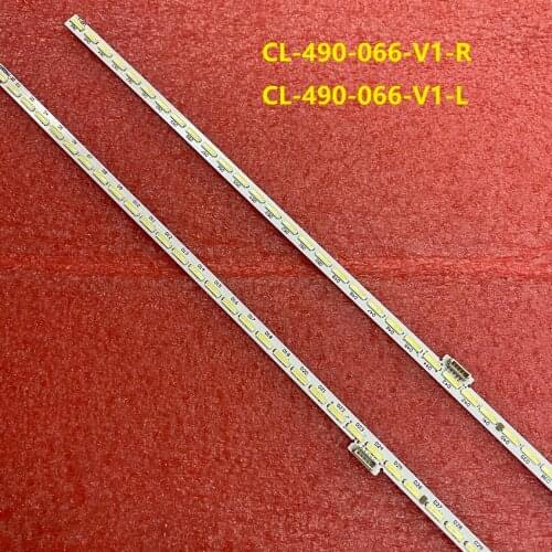 2pcs LED Backlight For 49pus7100 49pus7101/12 LK 10024664-A0 11800820-A0 11800819-A0 CL-490-066-V1-R L TPT490U2-EQLSHA.G