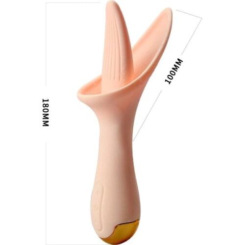 USB Charging Sexy AV Vibrator Silicone Women Electric Tongue Frequency Conversion Simulation Cunnilingus Masturbation Vibrator