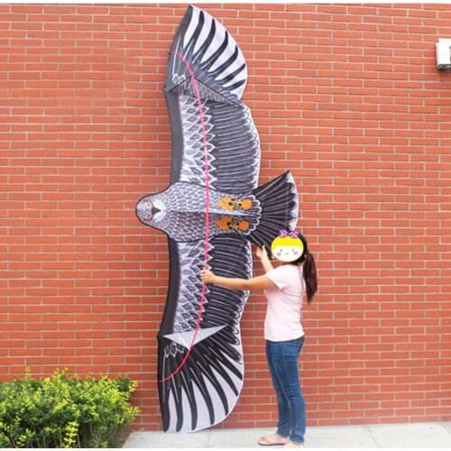 Outdoor Fun Sports High Quality 3.6m Super Power Eagle Kite With Handle And Braided Line Good Flying