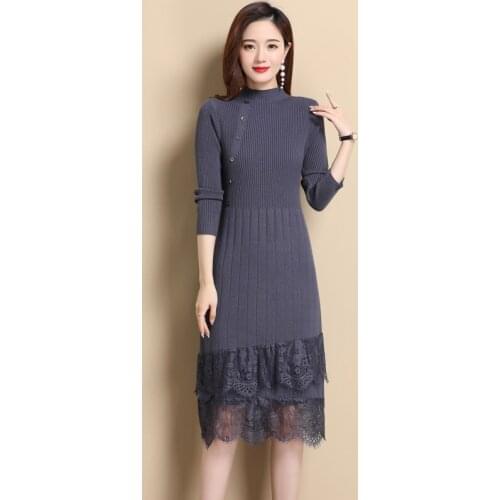 Модные трикотажные платья Yeqedu China At AliExpress