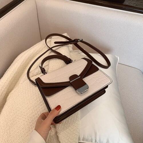 Ladies Handbag Fashion Shoulder Bag Casual Messenger Bag Hit Color Ladies Bag Luxury Designer Mobile Phone Bag Wallet