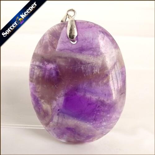 Womens Collares Gem Natural Amethysts Stone Pendant Necklace Quartz Purple Crystal Jewelry Loves Gift For Girlfriend ZS649