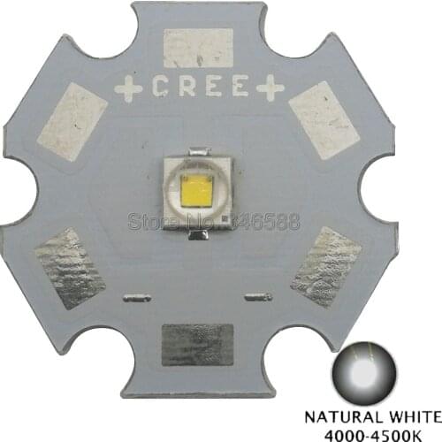 10pcs/lot! Cree XLamp XP-E2 XPE2 Neutral White 4500K - 5000K 3W High Power LED Emitter Diode with 8mm 12mm 14mm 16mm 20mm PCB