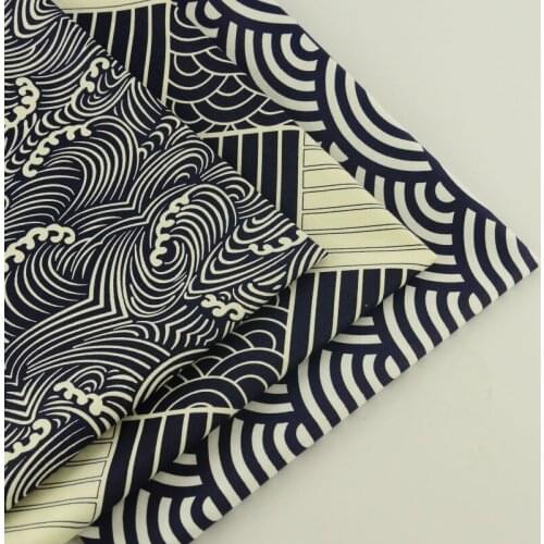 40cm X50cm Auspicious Clouds Pattern Gift and Premium Packages Clothing Fabric 3PCS Mix Tecidos Tilde Materials Tissues Art Work