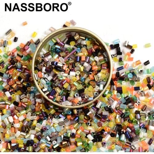 AB Color H Shape Glass Beads for Jewelry Making Charms SeedBeads DIY Bracelet Necklace Earrings Beads Accessories Kralen Czech