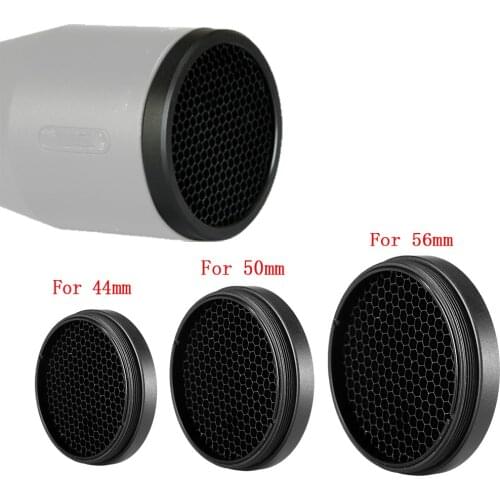 Scope Accessories Mesh 44MM/50MM/56MM Hunting Equipment Optical Aim Sight Rifle Scope Sunshade Caps Killflash Honeycomb