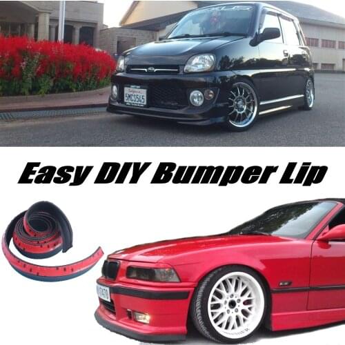 Bumper Lip Deflector Lips For Subaru Pleo Front Spoiler Skirt For TopGear Friends to Car View Tuning / Body Kit / Strip