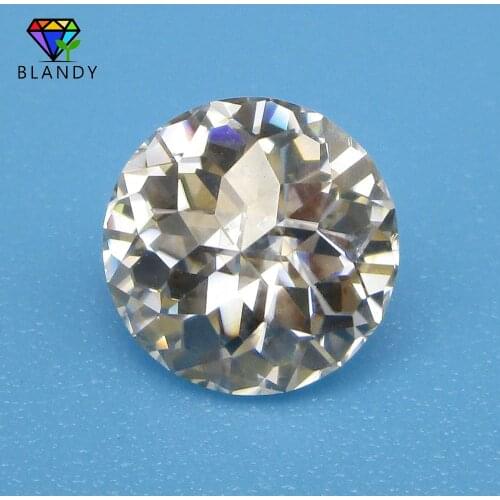 Free Shipping 6.5mm 8mm 9mm Round Jiangjun Cut D Color White Moissanites Loose Stone For Fashion Jewelry