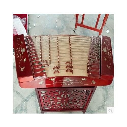 Boutique national hit stringed instruments dulcimer imitation mahogany stickers color shellfish 402 dulcimer factory direct