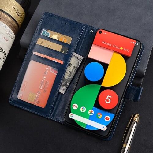 Wallet Case For Google Pixel 5 Flip Leather Cover For Google GTT9Q G5NZ6 Phone Case Funda Capa Coque