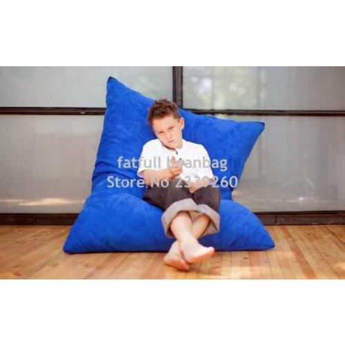 Cover only No Filler - Kids living room sofa bean bag chair, home furniture, Any where portable sofa sac - Great furnitures set