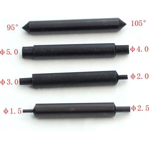 Black Color Tracer Point HSS Probe for DEFU Vartical Key Cutting Machines,Decoder 1.5mm 2.0mm 2.5mm 3.0mm 4.0mm 5.0mm 105 degree