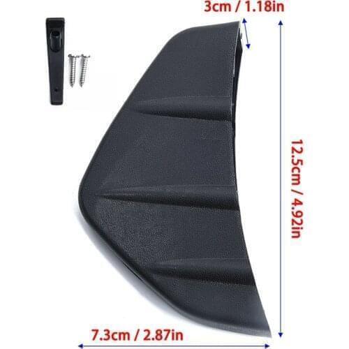 4pc 2021 Universal Car Rear Bumper decorative rear spoiler accessories for Audi A1 A2 A3 A4 A5 A6 A7 A8 B5 B6 B7 B8 C5 c6 Q2 Q3