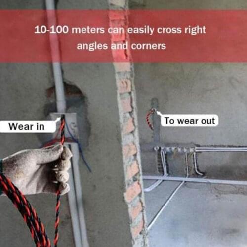 Electrician Wire Threading Device Binders Kit Cable Guider Puller Wiring Installation Aid Tool-30