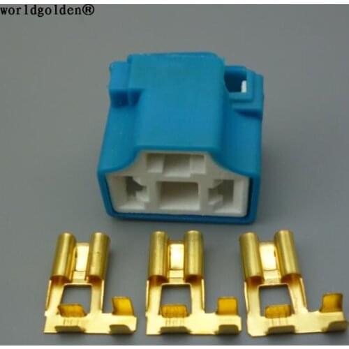 Worldgolden H4 Socket Ceramic Socket bend 7.8mm HB2 Female Connector Auto Car HID Xenon H4 Bulb Socket Plug