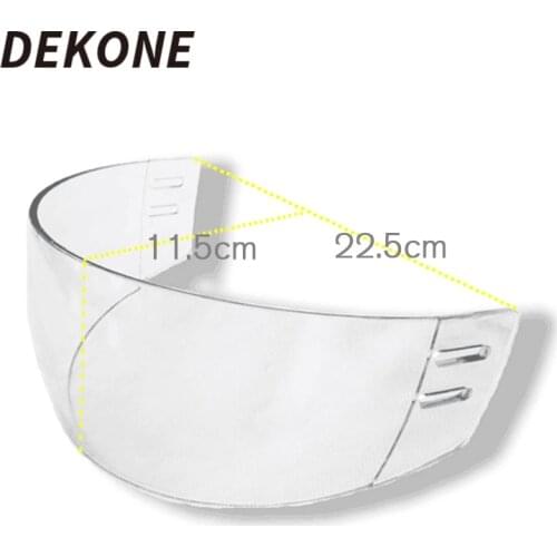 Ice Hockey Helmet Visor High Impact Polycarbonate Distortion-Free Anti-Fog Anti-Scratch For Reebok Hockey Helmet Shields