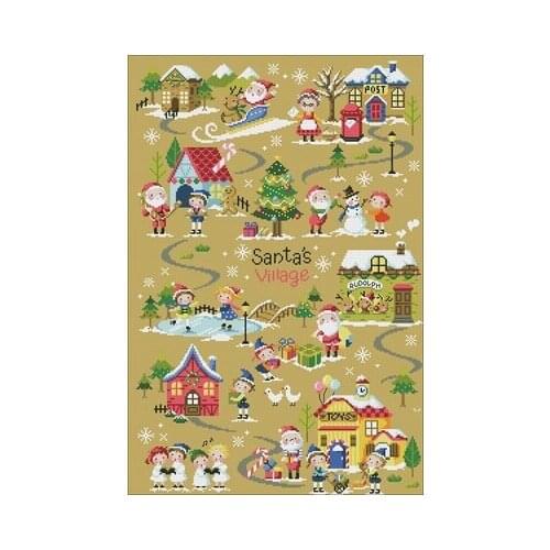 21-118089（14CT） Counted Cross Stitch 11CT 14CT 18CT Cross Stitch Kits Embroidery Needlework Sets