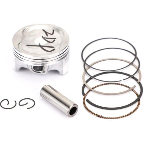 Artudatech Piston Kit & Rings Set STD +1.00 Fit for Yamaha YZF-R15 FZ 150 155cc 2011-2018 3C1-E1631-00 Motor Parts