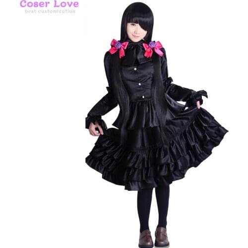 DATE A LIVE Tokisaki Kurumi Nightmare Cosplay Costume Halloween Christmas Costume