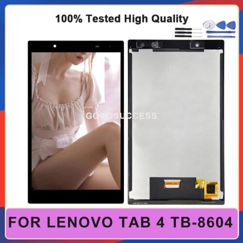 New 8.0" For Lenovo Tab 4 Tab4 8 TB-8604 TB-8604F TB-8604N LCD Display Touch Screen Digtizer Assembly Free Tools