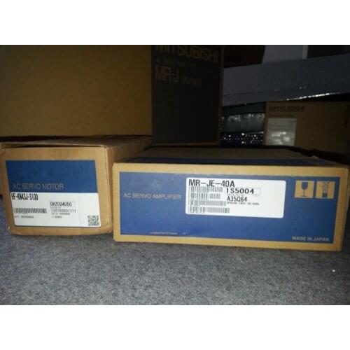 NEW&ORIGINAL SERVO DRIVER MR-JE-40A+ SERVO MOTOR HF-KN43J-S100 *100% REAL STOCK,Please contact us for real photo