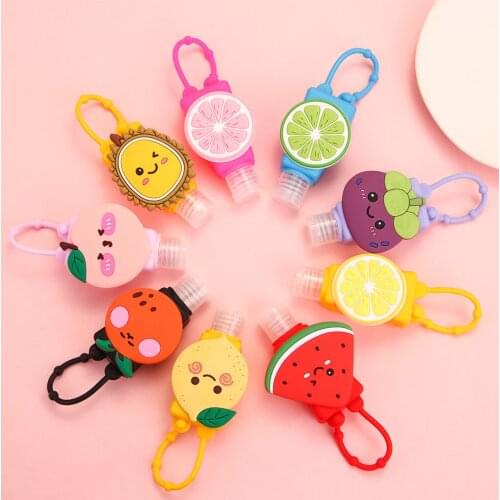 30ML Silicone Mini Hand Sanitizer Bottles Disposable No Clean Hand Gel Holder Detachable Cover Travel Portable Empty Bottles