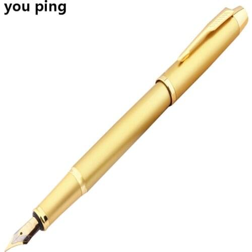 Luxury Heavy pens You 807 Gold color International big brand type Office business fountain pen New