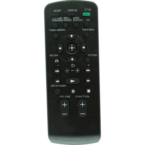 Remote Control For Sony RM-AMU166 RDH-GTK37iP FST-GTK17iP FST-GTK37IP RDH-GTK17IP GTK-X1BT Personal Stereo Audio System