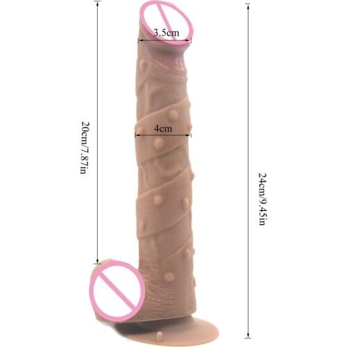 Remote Control Vibrating Dildo Thrusting Penis Heated Version Elastic Silicone Cock With Suction Cup Sex Toys For Women