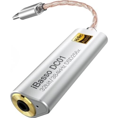 Headphone Amplifier Adapter for iBasso DC01 DC02 USB DAC for Android Phone PC Tablets Type C to 32.5mm/3.5mm Adapter