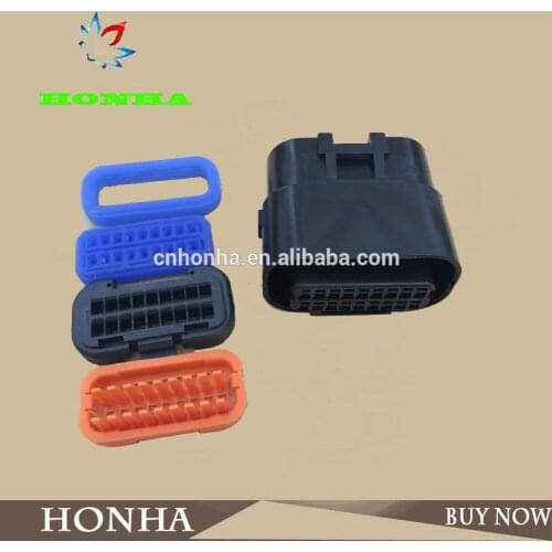 10 pcs free shipping 18 Pin/way female car computer version connector,Ignition wiring harness plug