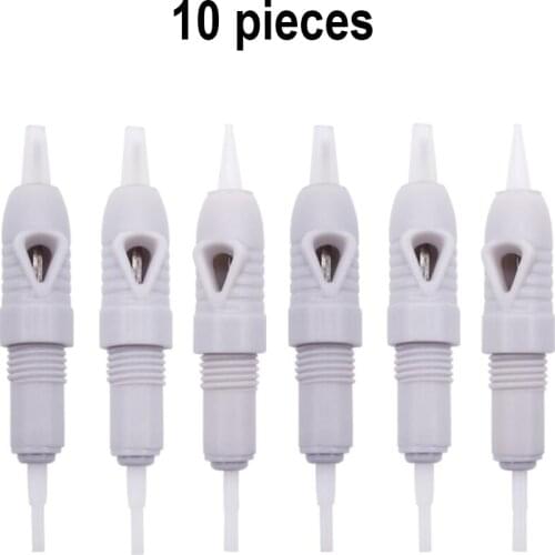 10pcs/lot Liberty Tattoo Cartridge Needles Disposable Semi-Permanent Makeup Eyebrow Tattoo Machine Pen Supply Make Up Eye Beauty