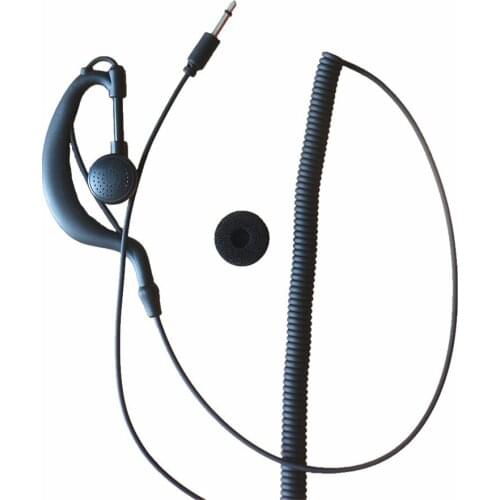 10X3.5mm G-Ring Shape Ear-hook Receive Listen Only Earphone Earpiece Headset Speaker Mic For Motorola XTS1500 XTS2500 XTS3000