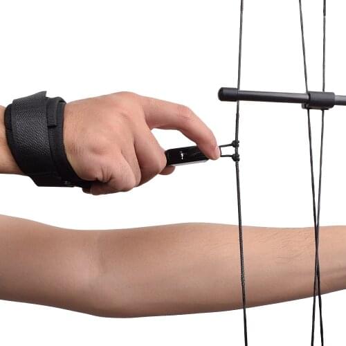 1X Release Aid Trigger Caliper Compound Bow Strap Shooting Wrist Archery Bow Ship from Australia Tool Accessories