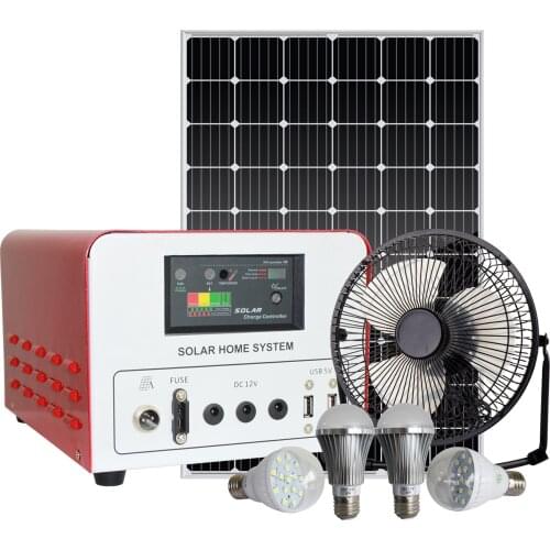 20W 40W 80W 200W high quality off grid solar power panel system home with battery