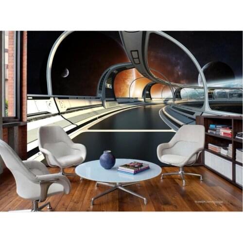 3d wall murals wallpaper for living room Science fiction scene KTV bar channel home decor photo wallpaper for walls 3 d