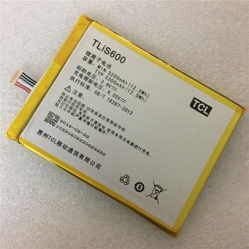 3.8V 3200mAh Old Version TLiS600 / 396686P For TCL S720 S720T S750T S725T P728M I718M 3N M2U M2L M2M Battery