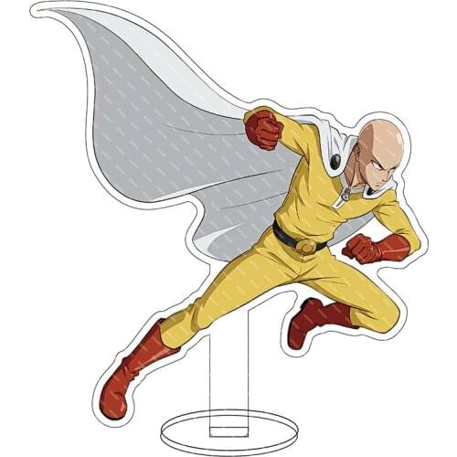 One Punch Man Saitama Genos Tatsumaki Garou Anime Acrylic Stand Figure Anime Model Toy Gifts Desk Decor Cosplay