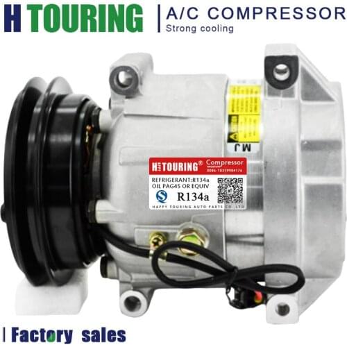 AUTO A/C Air Conditioning Compressor for Hyundai Machinery EXCAVATOR loader LC 220 11Q6-90040 A5W00258A 11Q6-90041 24V 1PK