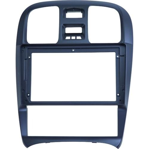 Car Fascia Navigation Frame Dash Kit For 9" Universal Android Multimedia Player For Hyundai Sonata 2007 2008 ~ 2012 Moinca