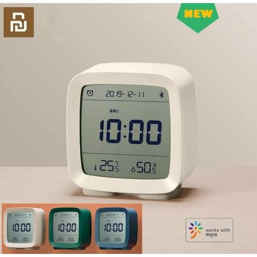 Cleargrass Bluetooth Alarm Clock With Xiaomi Mijia Smart Control Temperature Humidity Display LCD Screen 3in1 Alarm Clock