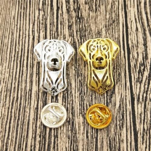 LPHZQH Cartoon Doberman Pinscher Broches And Pins Collar Pin Animal Jewelery Clothing Accessories Mens Gift