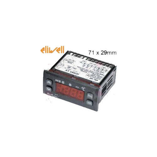 Electronic controller ELIWELL type ID985LX model ID34DF0XCD300 mounting measurements 71x29mm